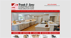 Desktop Screenshot of frankandsonsconstruction.com